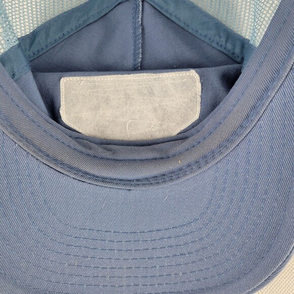 Whiskey Riff Retro Patch Snapback Trucker Rope Hat Blue Red White - Picture 8 of 10